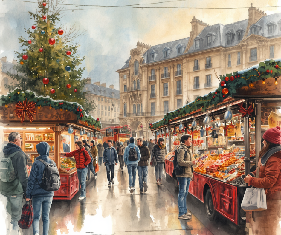 Kerstmarkt bezoeken in december - PV Dignis